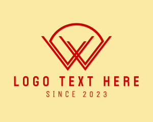 Business Marketing Letter W  logo design