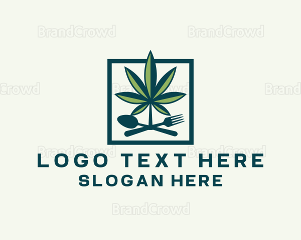 Cannabis Leaf Restaurant Logo