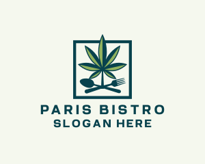 Cannabis Leaf Restaurant logo design