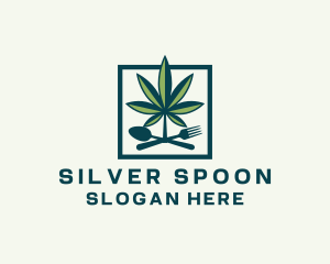 Cannabis Leaf Restaurant logo design