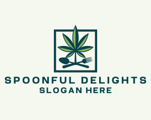 Cannabis Leaf Restaurant logo design