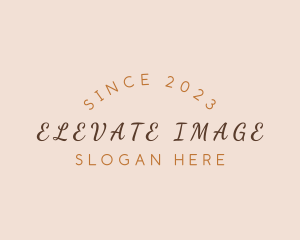 VIntage Cursive Brand logo design