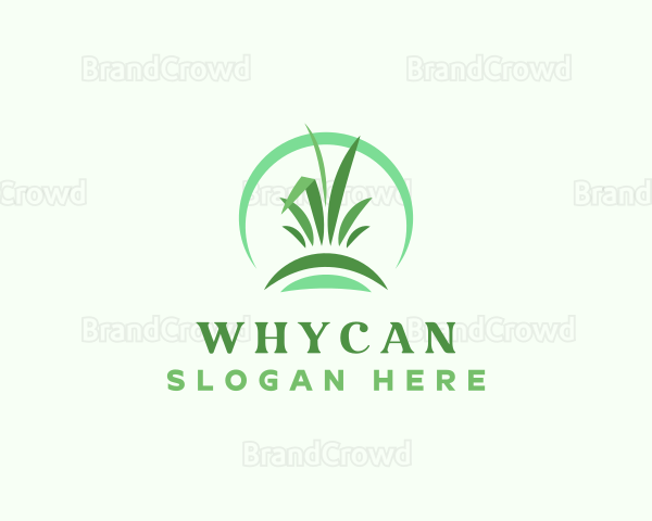 Grass Gardening Landscape Logo