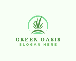 Vegetation - Grass Gardening Landscape logo design