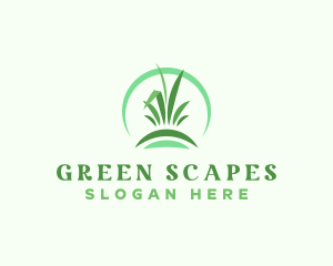 Landscape - Grass Gardening Landscape logo design