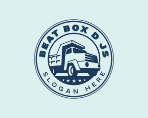 Mixer Truck - Cargo Dump Truck logo design