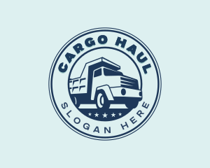 Cargo Dump Truck logo design