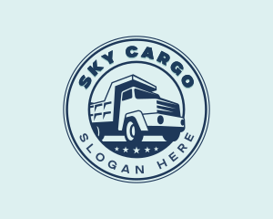 Cargo Dump Truck logo design