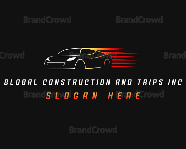 Fast Car Driving Logo