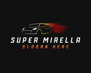 Fast Car Driving Logo