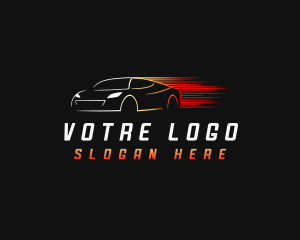 Fast Car Driving Logo