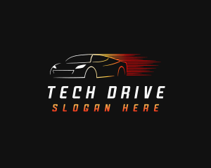 Fast Car Driving logo design