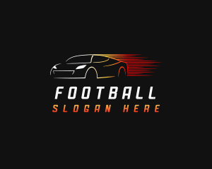 Racing - Fast Car Driving logo design