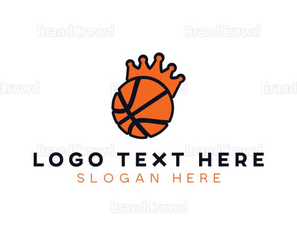 Basketball Crown Sport Logo