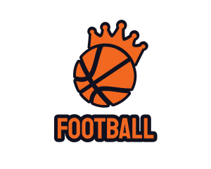 King - Basketball King Crown logo design
