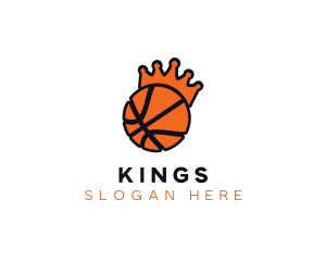 Basketball Crown Sport logo design