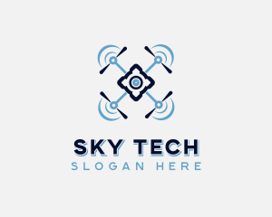 Videography Camera Drone logo design