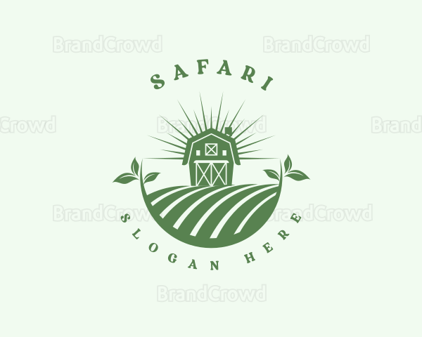 Farm Barn Field Logo