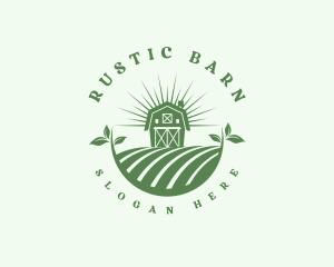 Barn - Farm Barn Field logo design
