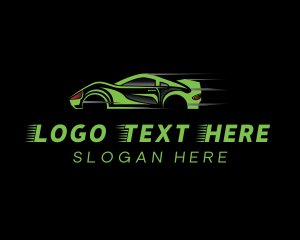 Fast - Fast Racing Car logo design