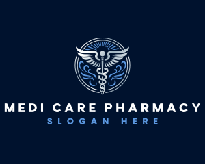 Caduceus Medical Pharmacist logo design