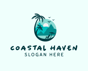 Bay - Tourist Beach Island logo design