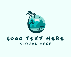 Bay - Tourist Beach Island logo design