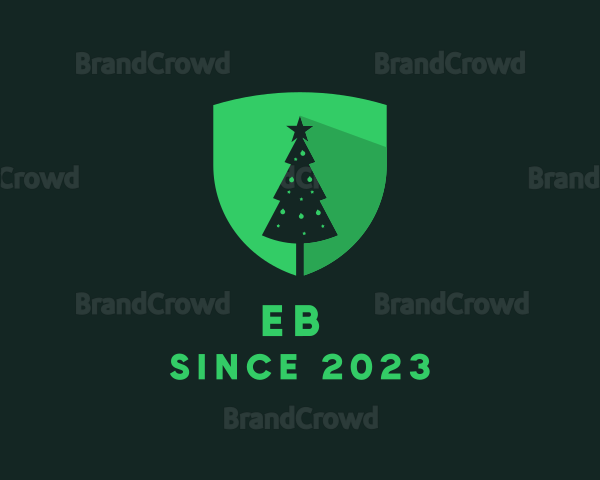 Christmas Tree Holiday Logo