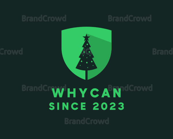 Christmas Tree Holiday Logo