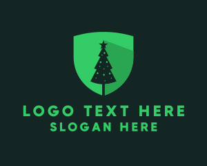 Christmas Tree Holiday Logo