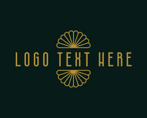 Shell - Retro Art Deco Hotel logo design