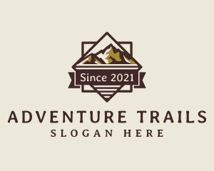 Travel Mountaineering Signage logo design