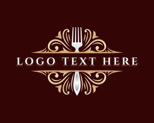 Fork - Bistro Restaurant Catering logo design