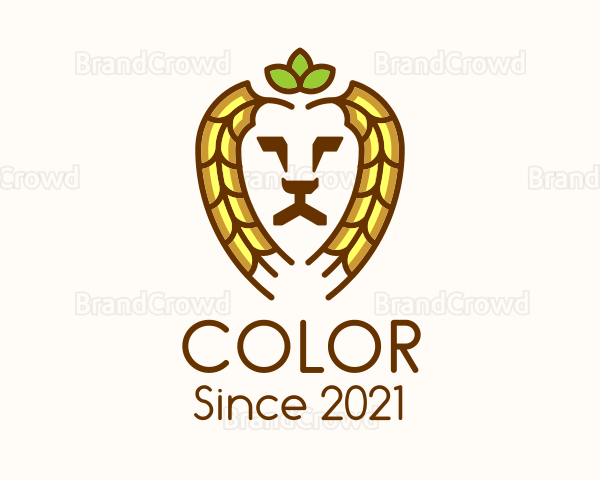 Lion Wheat Farm Logo