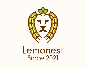 Lion - Lion Wheat Farm logo design