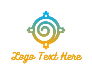 Window - Colorful Window Spiral logo design