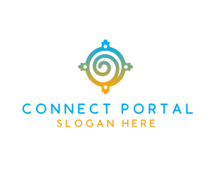 Portal - Portal Spiral Window logo design