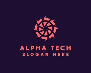 Pink Shutter Lens logo design