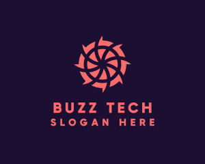 Pink Shutter Lens logo design