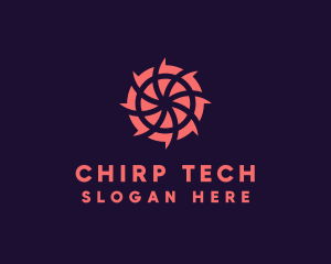 Pink Shutter Lens logo design