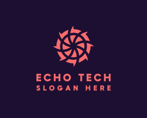 Pink Shutter Lens logo design