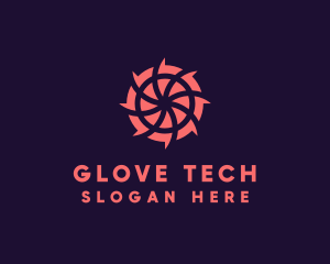 Pink Shutter Lens logo design