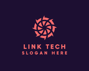 Pink Shutter Lens logo design