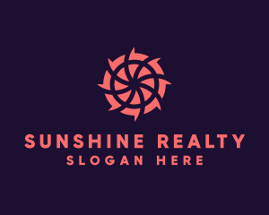 Pink Shutter Lens logo design