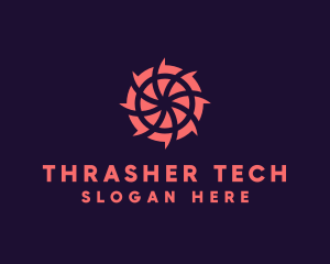 Pink Shutter Lens logo design