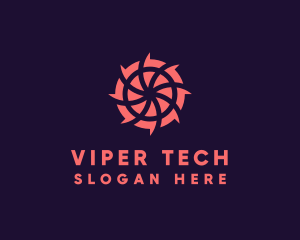 Pink Shutter Lens logo design