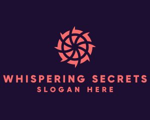 Pink Shutter Lens logo design