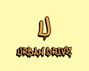 Colorful Urban Graffiti logo design