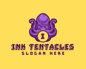 Tentacles - Octopus Beast Gaming logo design