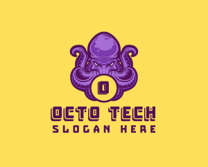 Octopus Beast Gaming logo design